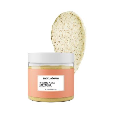 maruderm turmeric milk body scrub 250ml, tub of maruderm turmeric milk body scrub Maruderm Turmeric Milk Body Scrub - 250ml Maruderm Turmeric Milk Body Scrub - 250ml body-scrub, vegan-skincare, turmeric, exfoliation, nourishing, natural-beauty, gentle-cleanser, skincare-routine, self-care, ai-generated