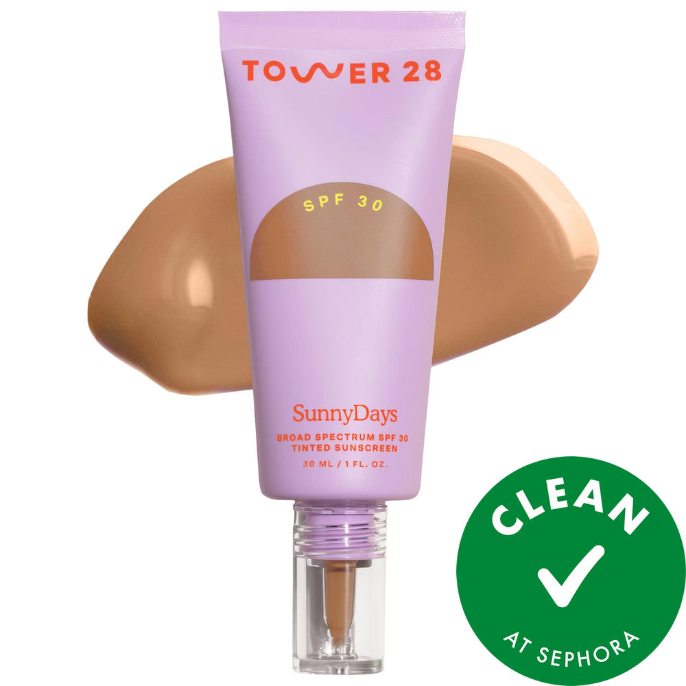 SunnyDays SPF 30 Tinted Sunscreen Foundation - Natural Finish, Vegan & Gluten-Free SunnyDays SPF 30 Tinted Foundation - Natural & Vegan tinted sunscreen foundation, SPF 30 sunscreen, natural finish foundation, vegan sunscreen, gluten-free beauty products, clean beauty, non-comedogenic, sensitive skin friendly, cruelty-free makeup, blue light protection, daily sun protection