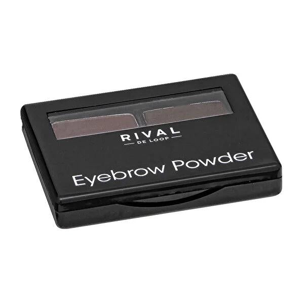 Rival de Loop Eyebrow Powder with Brush &amp; Tweezers for Precise Shaping - Eyebrow Makeup Essentials Rival de Loop Eyebrow Powder for Perfect Brows eyebrow powder, eyebrow shaping, makeup for eyebrows, grooming tools, eyebrow definition, brow makeup, cosmetic products, beauty essentials, makeup kits, brow grooming, precision brow shaping, natural brow look, convenience in grooming