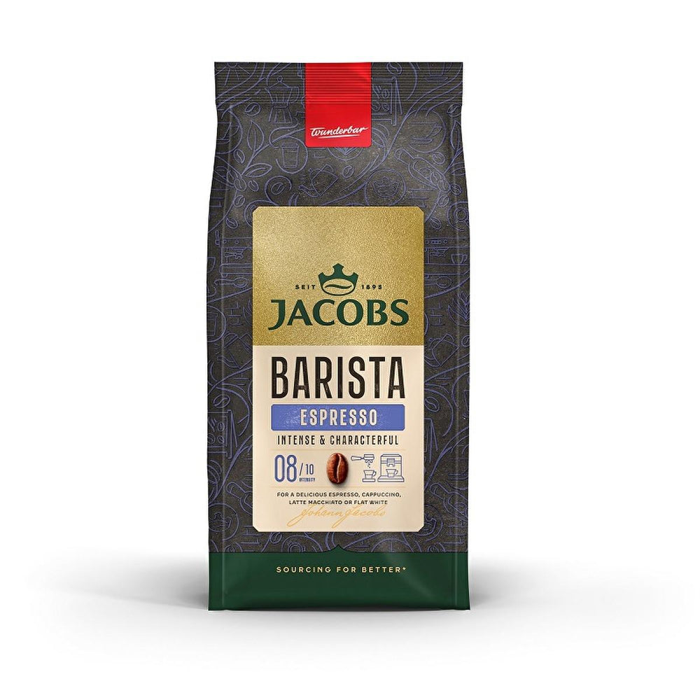 Jacobs - %100 Arabica Espresso Coffee Beans - Rich Flavor & Aroma, 1000g - Food & Candy