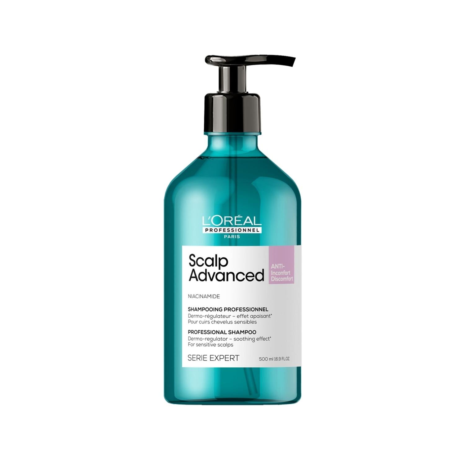 L&#39;Oreal Professionnel Paris Serie Expert Scalp Advanced Shampoo - Gentle, Professional Quality for Sensitive Scalp - 500ml L&#39;Oreal Professionnel Paris Scalp Advanced Shampoo - Gentle &amp; Effective Professional Shampoo, L&#39;Oreal Professionnel Paris, Sensitive Scalp Shampoo, Scalp Advanced Shampoo, Gentle Hair Care, Hair Care for Sensitive Scalp, Professional Hair Care Products, Gentle Shampoo, Scalp Care, Hair Care Routine, Salon Quality Shampoo