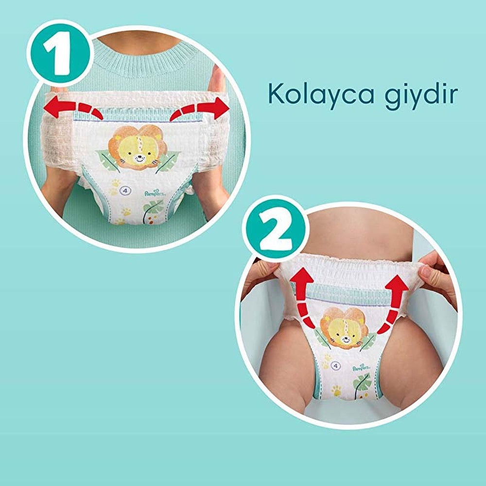 Prima Pampers Disposable Diapers Külot Bez 7 Beden 52 Count - Leak Proof, Easy Change, Comfort Fit - view 2