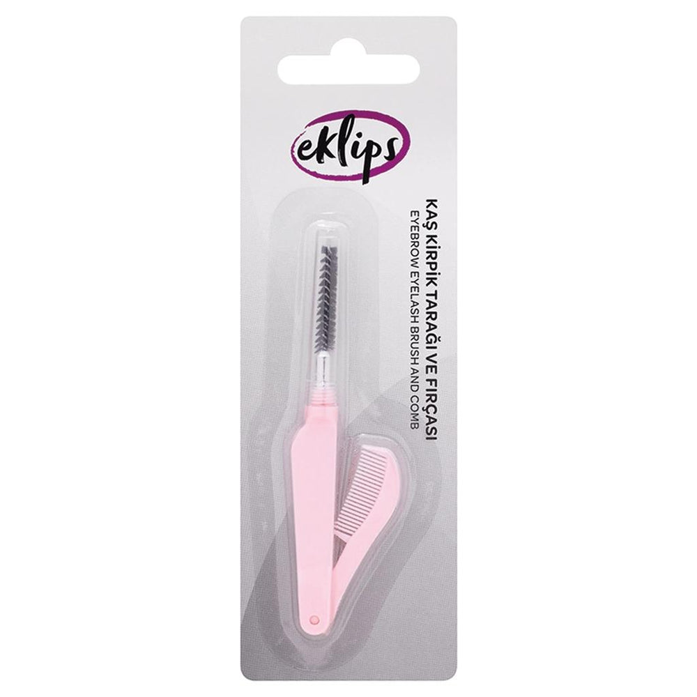 Eklips Eyebrow and Lash Comb Brush Dual-Sided Grooming Tool
