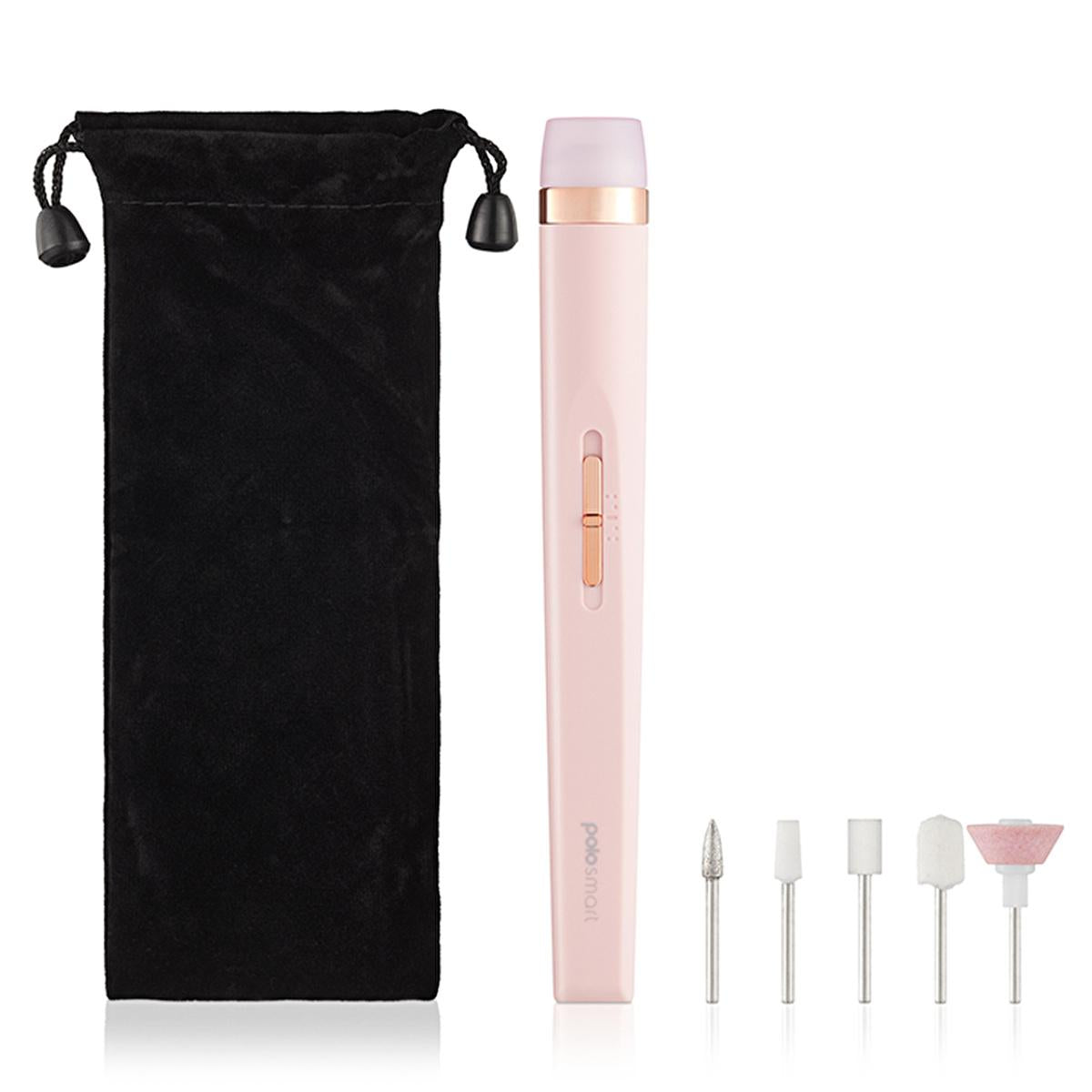 Polosmart Electronic Nail Care Set - Rechargeable Manicure & Pedicure Kit with 5 Interchangeable Heads Polosmart Electronic Nail Care Set - Rechargeable Manicure Kit Electronic Nail Care Set, Nail Drill, Manicure and Pedicure Kit, Rechargeable Nail Care Tool, Portable Nail Care, Nail Care, Manicure, Pedicure, Nail Care Kit, Rechargeable, Micro USB, Illuminated Nail Care, Nail Grinding, Nail Polishing, Nail Filing, Nail Care Solution, Beauty Tool, Personal Care