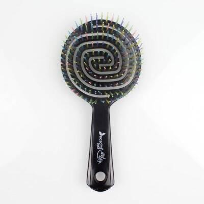 Nascita Pro Three-Dimensional Round Spiral Hair Brush - Gentle Detangling for All Hair Types - Hair Accessories