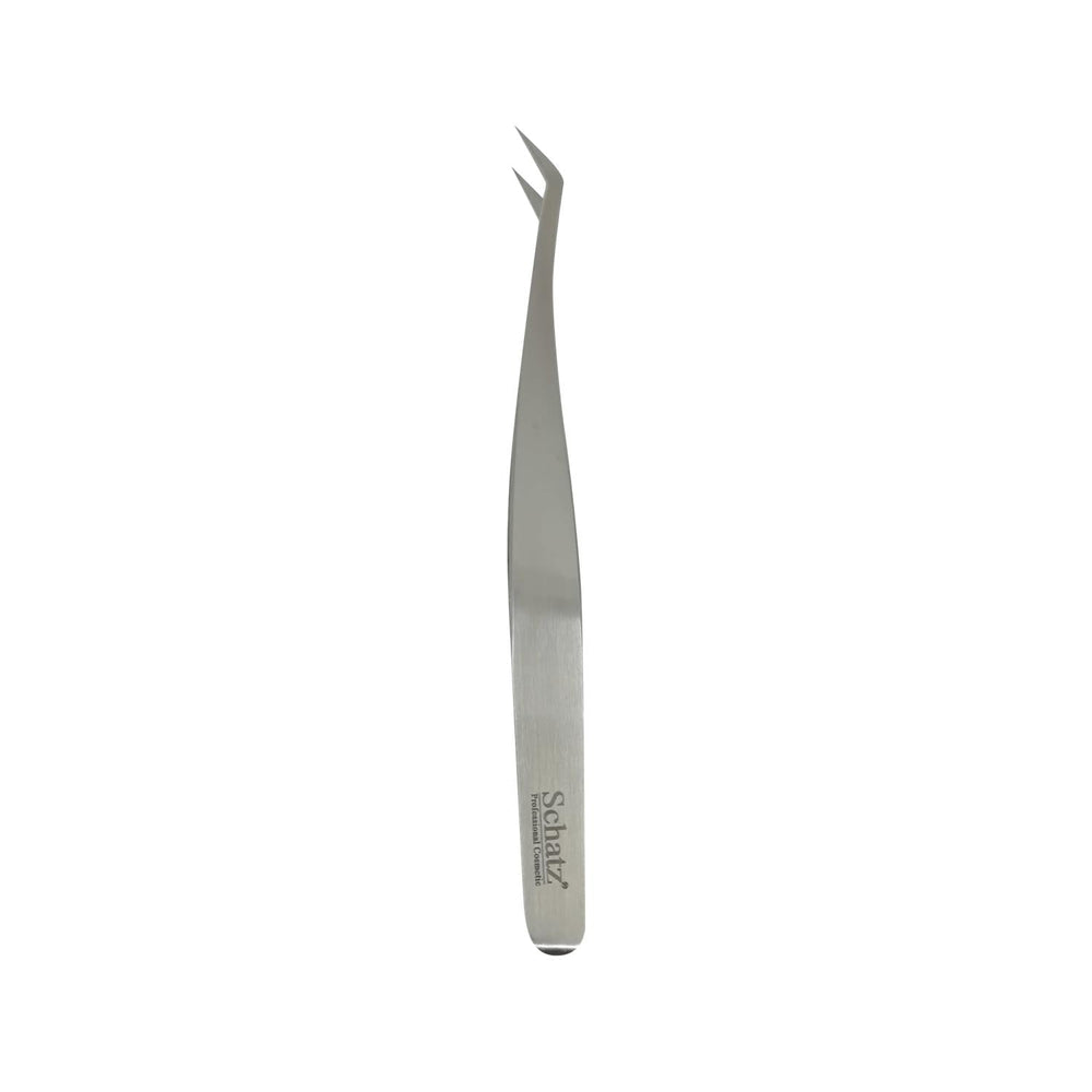 Schatz Professional Eyelash Tweezers No:4 - High-Quality Stainless Steel for Precise Application - image 2