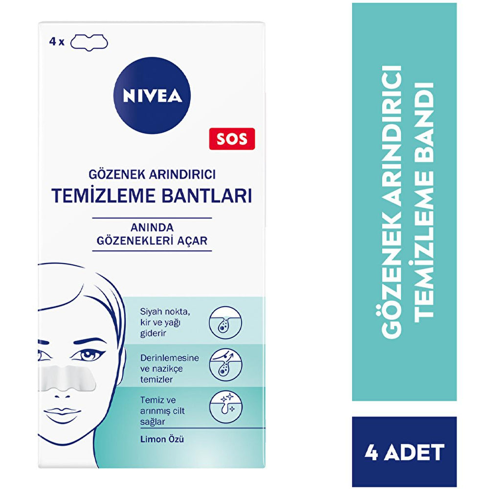 Nivea Pore Cleansing Strips - Deep Cleansing Skincare for Blackhead Removal, Dermatologically Tested, Suitable for - view 3