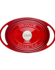 Lava Cast Iron Cookware - Durable Enamel Coated Oval Pot, 8.66 x 11.02 inches - Ideal for Home Cooks - view 4