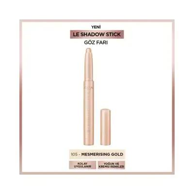 Loreal Paris Le Shadow Stick: Mesmerizing Gold Eyeshadow - Shimmer, Easy Application, Portable - Perfect for Beginners &amp; Touch-Ups! Loreal Gold Eyeshadow Stick: Shimmer &amp; Easy Application eye shadow stick, gold eyeshadow, shimmer eyeshadow, easy application eyeshadow, Loreal eyeshadow, mesmerizing gold eyeshadow, eyeshadow for beginners, portable eyeshadow, eyeshadow, eye makeup, gold shimmer, quick makeup, makeup stick, portable makeup, travel makeup, beauty, cosmetics, eye color, easy eyeshadow, Loreal Pa