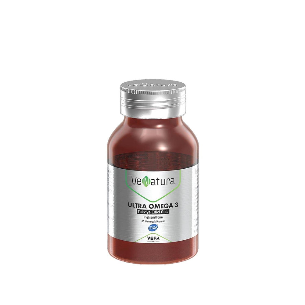 VeNatura Ultra Omega 3 Dietary Supplement - 60 Capsules for Heart & Brain Health VeNatura Ultra Omega 3 - Omega 3 Supplement for Heart Health Omega 3 supplement, Dietary supplement, VeNatura Ultra Omega 3, Omega 3 capsules, Health supplement, Heart health support, Brain health support, Dietary support, VeNatura brand, Capsule supplement, Omega-3 fatty acids, Health and wellness, Nutrition supplement