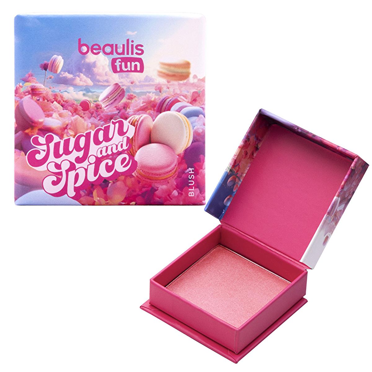 beaulisse fun sugar and spice blush packaging, beaulisse shimmer blush sample on skin, beaulisse fun blush shades available Beaulis Fun Sugar and Spice Shimmer Blush - Radiant Color for Teens & Young Adults | 551 Beaulis Fun Sugar and Spice Shimmer Blush beaulisse, sugar-and-spice-blush, shimmer-blush, makeup, beauty, teens, young-adults, cosmetic, blush, ai-generated