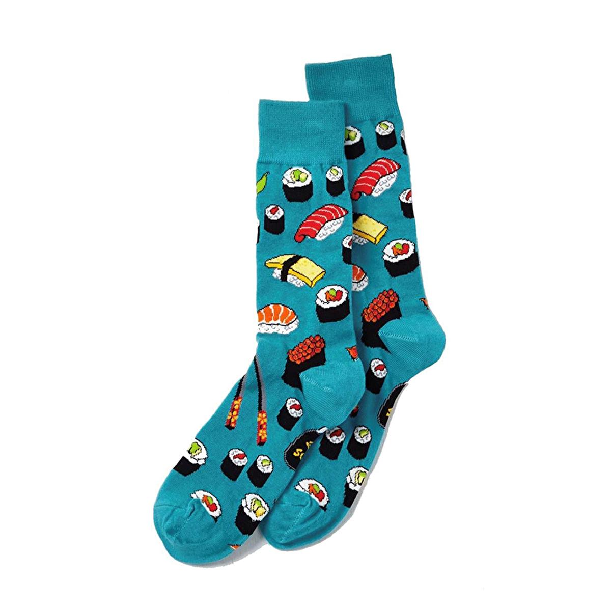 Carnaval Colorful Sushi Themed Socks for Athletic and Casual Wear - Soft, Comfortable, and Fun Carnaval Colorful Socks - Soft, Fun, and Comfortable Colorful socks, Sushi themed socks, Athletic socks, Casual footwear, Soft socks, Fun socks, Unique gifts, Fashion accessories, Comfortable clothing, Quirky socks
