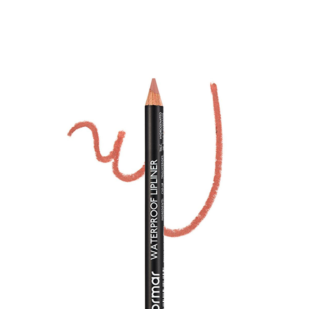 Flormar Waterproof Mat Lip Liner - Long-Lasting, High Pigment, Vitamin Enriched - 235 Undressed - Lip Liner