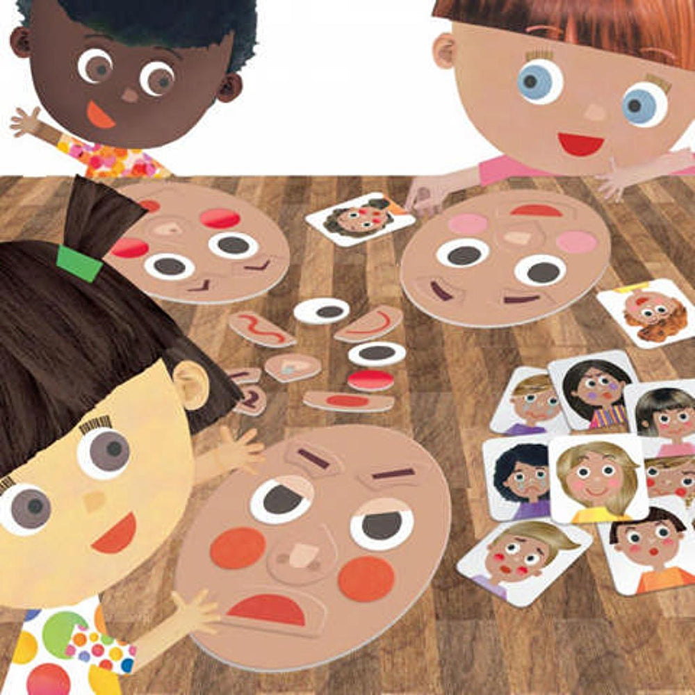 Headu Educational Toy - Funny Faces Game for Kids (3-6 Years) - Creative Play, Imaginative Learning - Toy