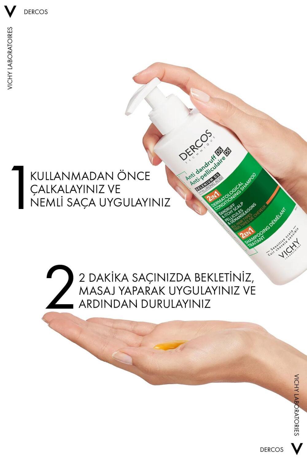 Vichy Dercos 2-in-1 Anti-Dandruff & Moisturizing Shampoo - 13.19 fl oz - Scalp Care Solution Vichy Dercos 2-in-1 Anti-Dandruff Shampoo - 13.19 fl oz Anti-Dandruff Shampoo, Moisturizing Shampoo, Vichy Dercos, 2-in-1 Shampoo, Scalp Care Products, Hair Care, Dermatological Skincare, Dandruff Solution, Moisturizing Hair Care, Shampoo for Dry Scalp