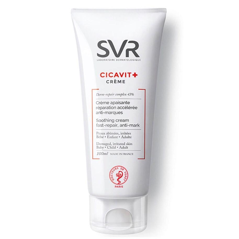 svr cicavit+ cream 100ml packaging, soothing cream for sensitive skin SVR Cicavit+ Cream - Redness Relief | 100 ml SVR Cicavit+ Cream - Redness Relief | 100 ml svr, cicavit+, cream, redness-relief, sensitive-skin, family-care, hypoallergenic, soothing-cream, skin-repair, ai-generated