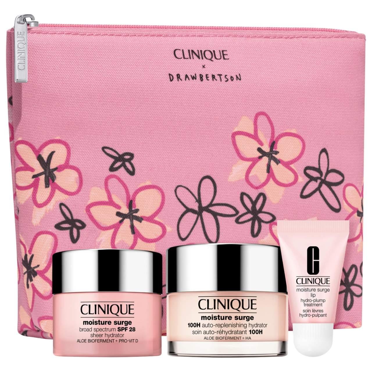 Clinique Hydrating Moisturizer & Lip Gift Set: Moisture Surge 100H, SPF 28, Lip Treatment - Intense Hydration, Sun Protection, Paraben & Phthalate-Free Clinique Moisture Surge: Hydrating Moisturizer & Lip Treatment Gift Set hydrating moisturizer gift set, moisture surge clinique, spf 28 moisturizer, lip plumping treatment, paraben free skincare, phthalate free skincare, best moisturizer for dry skin, hydrating lip treatment, sun protection moisturizer, clinique hydration set, hydrating moisturizer, lip trea