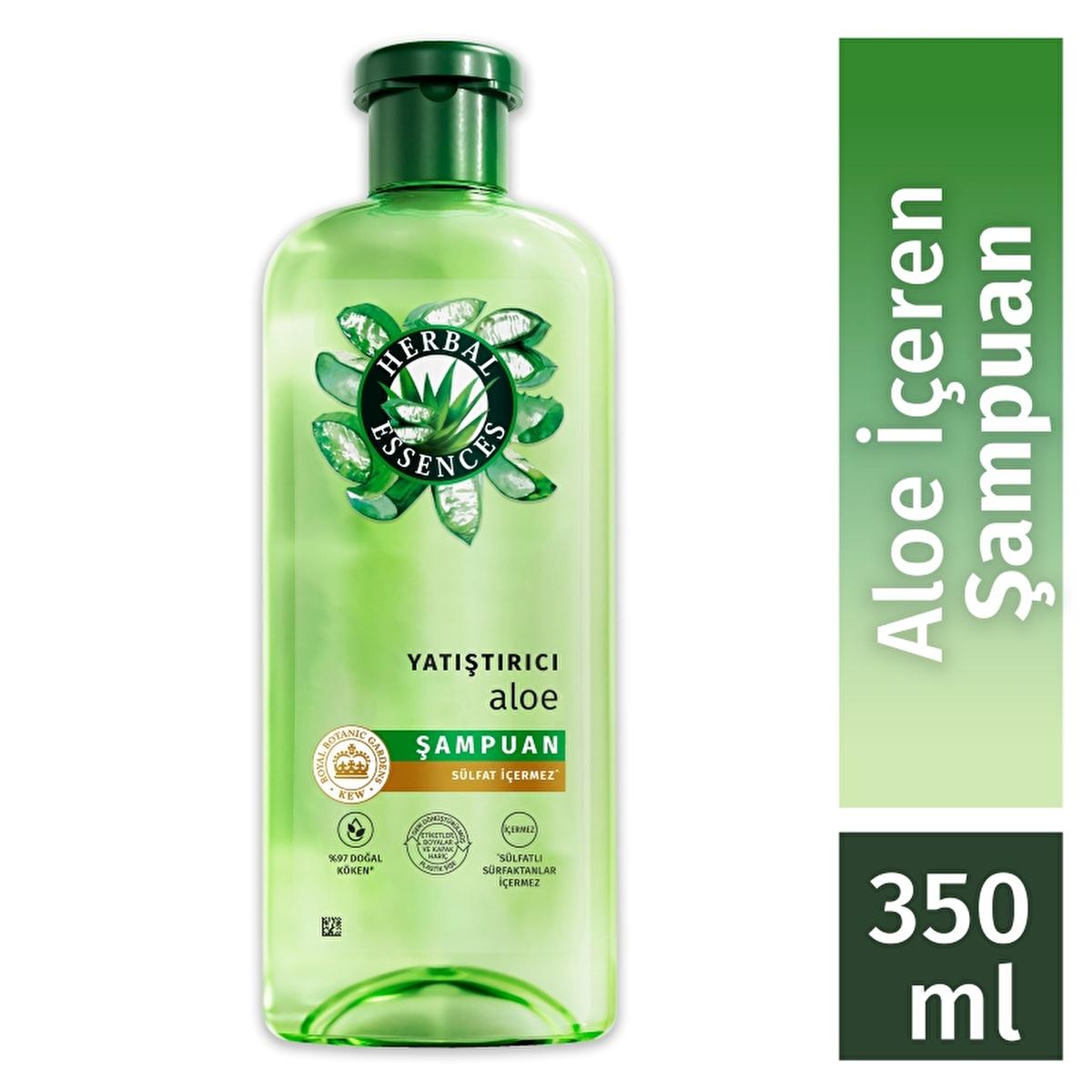 Herbal Essences Aloe Vera Shampoo - Sulfate-Free, Moisturizing, Vegan Hair Care for Dry Hair - 11.83 fl oz Herbal Essences Aloe Vera Shampoo - Moisturizing &amp; Vegan Hair Care Herbal Essences shampoo, aloe vera shampoo, moisturizing shampoo, sulfate-free shampoo, vegan hair care, natural shampoo, jasmine scented shampoo, dry hair care, curly hair care, wavy hair care, gentle hair care, cruelty-free hair care, plant-based hair care