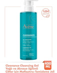 Avene Cleanance Cleansing Gel for Oily & Acne-Prone Skin - Soothing, Matte Finish, Natural Ingredients - Cleanser
