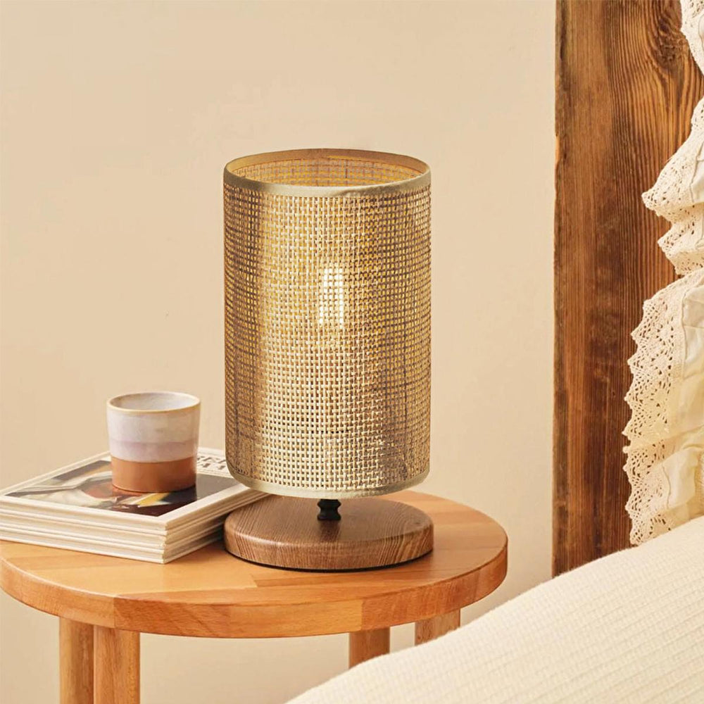Homing Bambu Masa Lambası 241458 - E14 Socket Table Lamp for Energy-Efficient LED Lighting