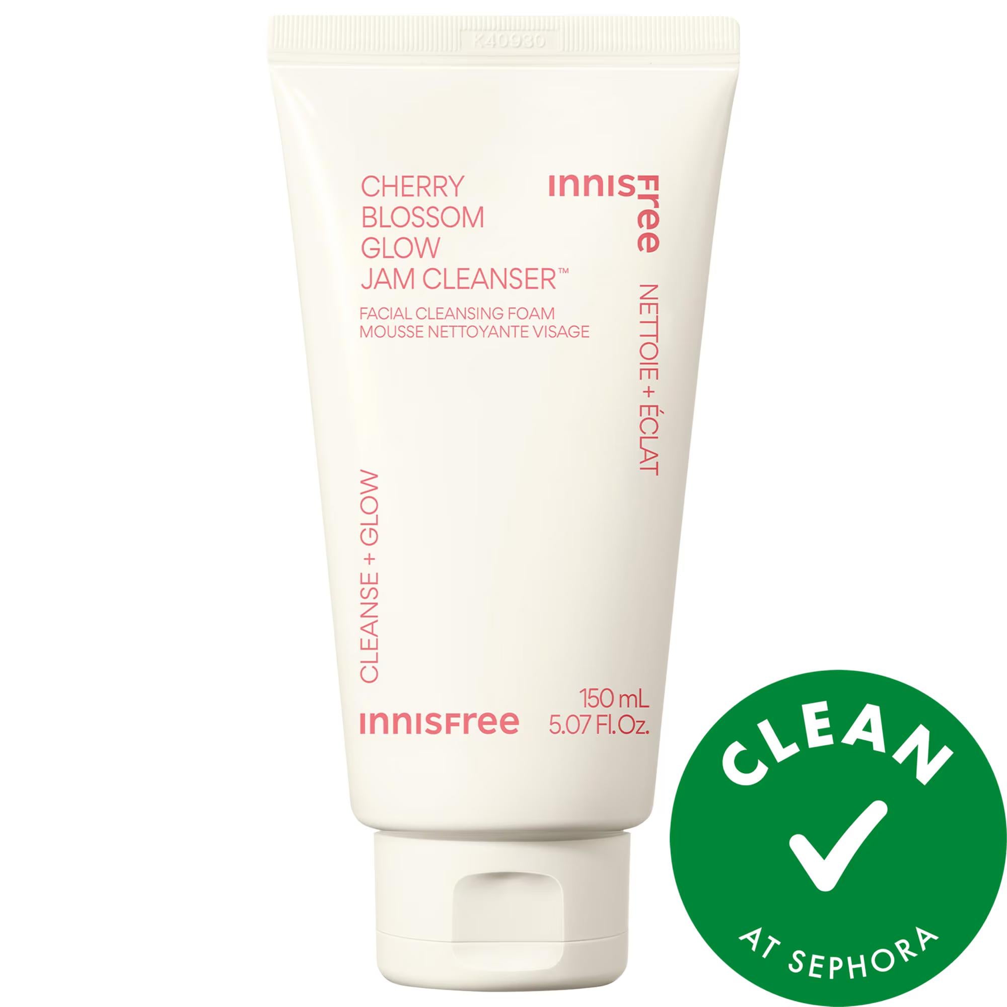 Cherry Blossom Glow Jam Cleanser: Gentle Hydrating Facial Cleanser for Radiant, Glowing Skin | Vegan & Cruelty-Free Cleansing Gel Cherry Blossom Cleanser: Gentle, Hydrating for Glowing Skin cherry blossom cleanser, gentle face cleanser, hydrating facial cleanser, vegan cleanser, cruelty free cleanser, clean beauty cleanser, glowing skin cleanser, micellar cleansing gel, sensitive skin cleanser, dullness reducing cleanser, facial cleanser, face wash, skincare, cherry blossom extract, betaine, micellar cleans