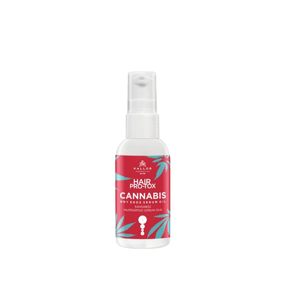 Kallos Cosmetics Hair Pro-Tox Cannabis Hair Serum - Nourishes Dry Ends, Repairs Damaged Hair, 1.69 fl oz Kallos Cosmetics Cannabis Hair Serum for Dry Ends Repair hair serum, cannabis hair care, dry hair repair, Kallos Cosmetics, hair nourishment serum, hair care products, dry ends repair, damaged hair solution, cannabis extract hair serum, hair repair treatment