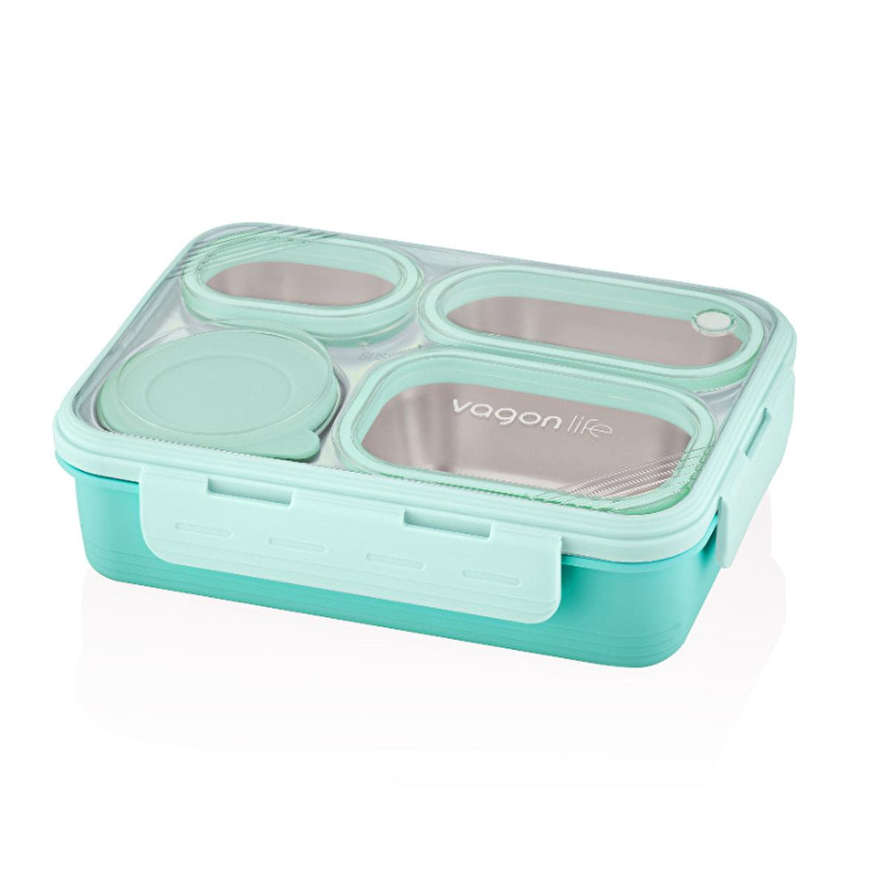 Vagon Life 800ml Stainless Steel Lunch Box - Leakproof Bento Box for Meal Prep, Dishwasher Safe Food Container Vagon Life Stainless Steel Lunch Box - Leakproof Bento Box 800ml stainless steel lunch box, bento box, food container, lunch container, meal prep container, leakproof lunch box, dishwasher safe lunch box, 800ml lunch box, steel lunchbox, metal bento box, stainless steel container, lunchbox, food storage, meal container, bento box, lunch box for adults, lunch box for kids, lunch box for work, lunch 
