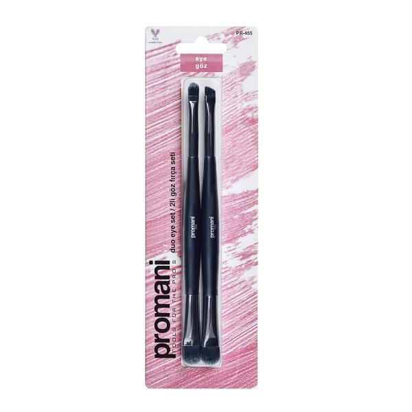 Repline Promani Duo Eye Brush Set for Seamless Blending