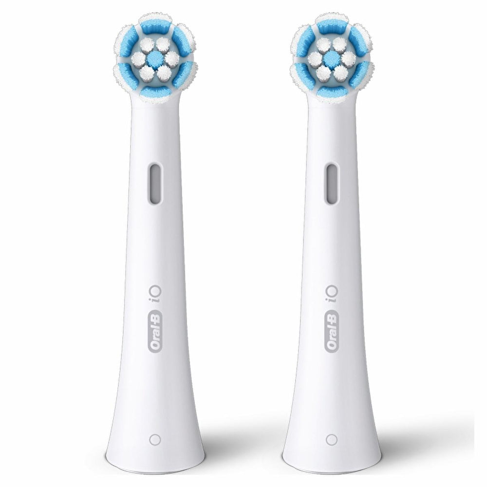 Oral-B Oral-B iO Gentle Care Toothbrush Heads - 2 Pack for Sensitive Teeth and Gums - Toothpaste