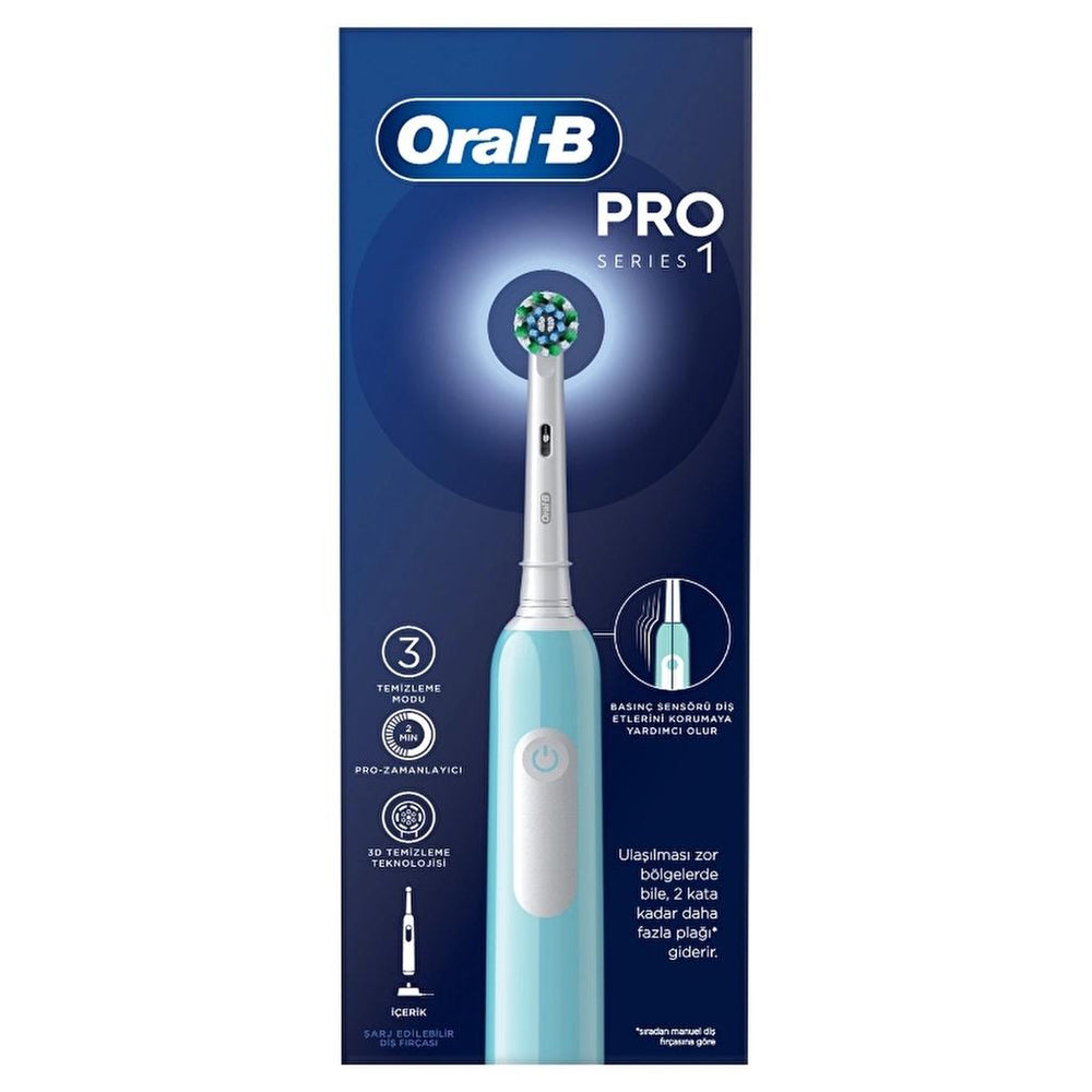 Oral-B Pro Series 1 Blue Electric Toothbrush with Refill Head