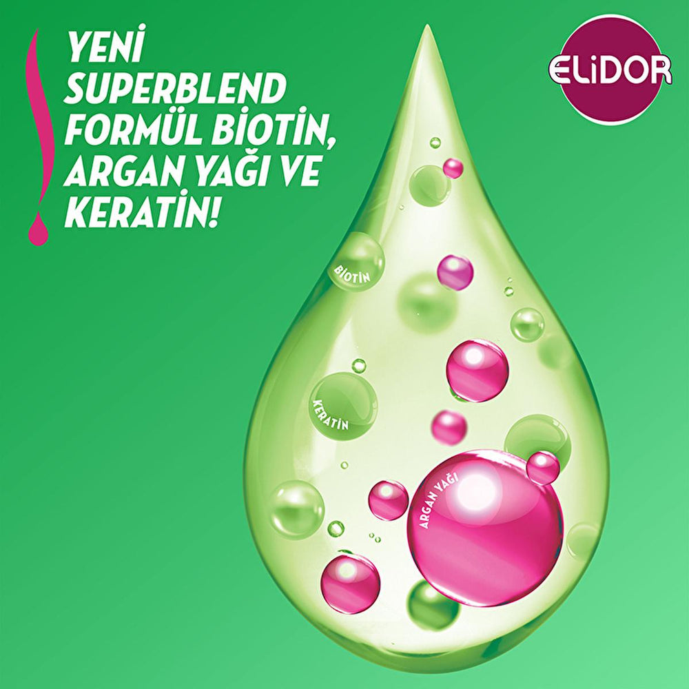 Elidor Healthy Hair Growth Conditioner: Biotin, Argan Oil & Keratin, Strengthens Hair & Reduces Breakage (11.83 fl oz) Elidor Hair Growth Conditioner: Biotin, Argan Oil, Reduce Breakage hair conditioner, hair growth conditioner, biotin hair treatment, argan oil hair conditioner, keratin hair treatment, healthy hair growth, hair breakage reduction, Elidor conditioner, hair strengthening conditioner, damaged hair repair, hair strengthening, hair growth, biotin, argan oil, keratin, vitamin E, Superblend Formul