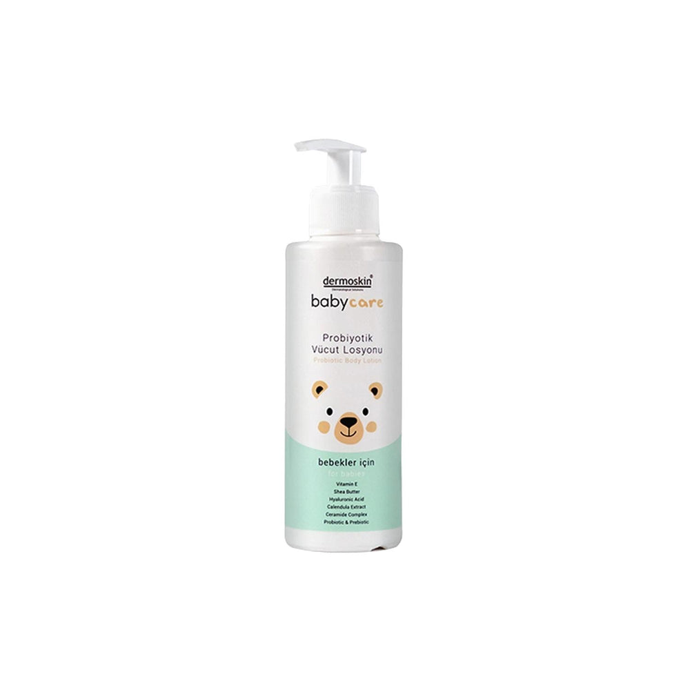 Dermoskin BabyCare Probiyotik Vücut Losyonu - Probiotic Baby Body Lotion for Sensitive Skin, 230ml Dermoskin Probiotic Baby Body Lotion - Gentle Skincare baby body lotion, probiotic skincare for infants, dermoskin babycare, natural baby lotion, probiotic body lotion for sensitive skin, baby skincare, gentle baby products, probiotic baby care, infant lotion, sensitive skin solutions