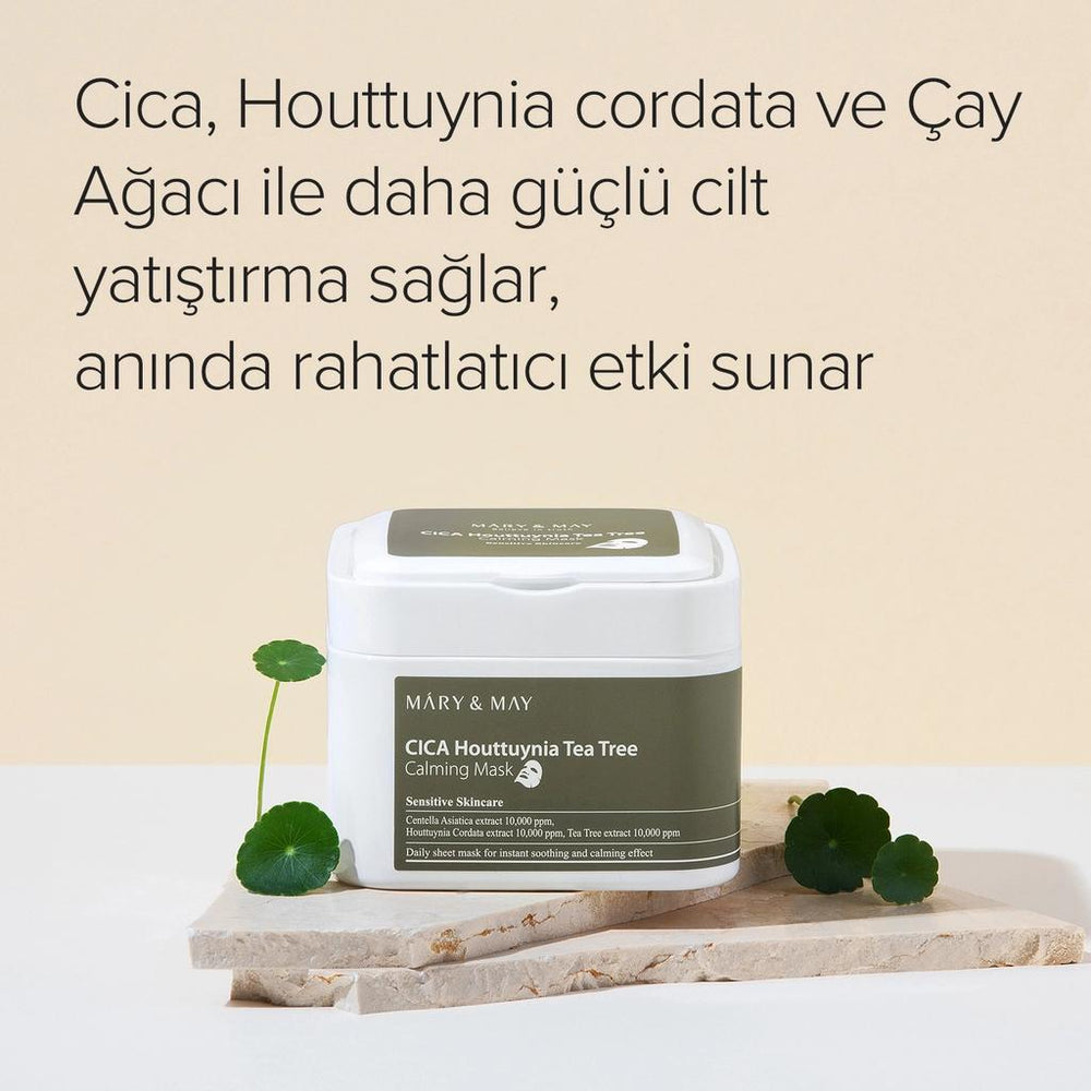 Mary & May Cica Houttuynia Tea Tree Calming Mask 30 Sheets