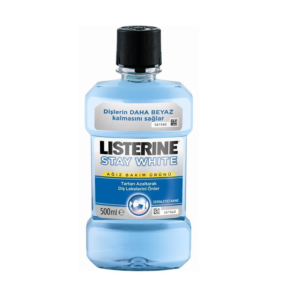 Listerine Stay White Mouthwash - Antitartar, Teeth Whitening Oral Care Solution Listerine Stay White Mouthwash - Teeth Whitening Oral Care Listerine Stay White, mouthwash, oral care, teeth whitening, antitartar mouthwash, oral hygiene, teeth whitening solution, mouthwash with zinc chloride, refreshing mint mouthwash, deep cleaning mouthwash