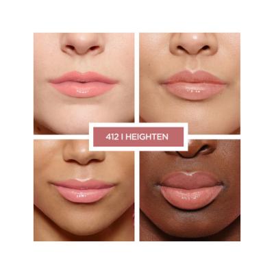 Loreal Paris Brilliant Signature Plamp in Gloss Ruj - 412 Heighten - Hyaluronic Acid Lip Gloss for Moisturizing & Plumping Loreal Paris Hyaluronic Acid Lip Gloss - Moisturizing & Plumping Loreal Paris Lip Gloss, Hyaluronic Acid Lip Care, Moisturizing Lip Gloss, Non-Sticky Lip Gloss, Plumping Lip Gloss, Lip Care, Cosmetics, Beauty Products, Hyaluronic Acid, Collagen, Moisturizing, Plumping, Non-Sticky, Lightweight, Everyday Makeup, Lip Gloss with Hyaluronic Acid, Loreal Paris Brilliant Signature, Lip Care Ro