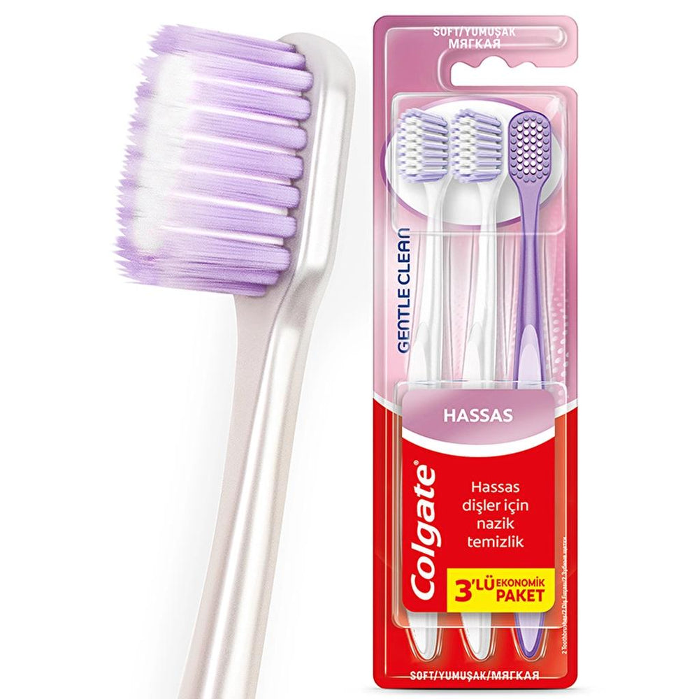 Colgate Gentle Clean Soft Toothbrush 3-Pack