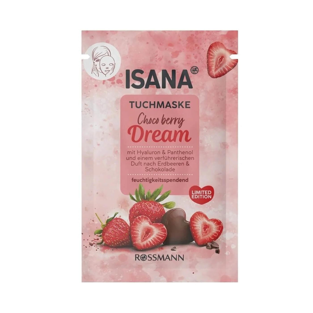 Isana Choco Berry Dream Sheet Mask for Glowing Skin 1 pc