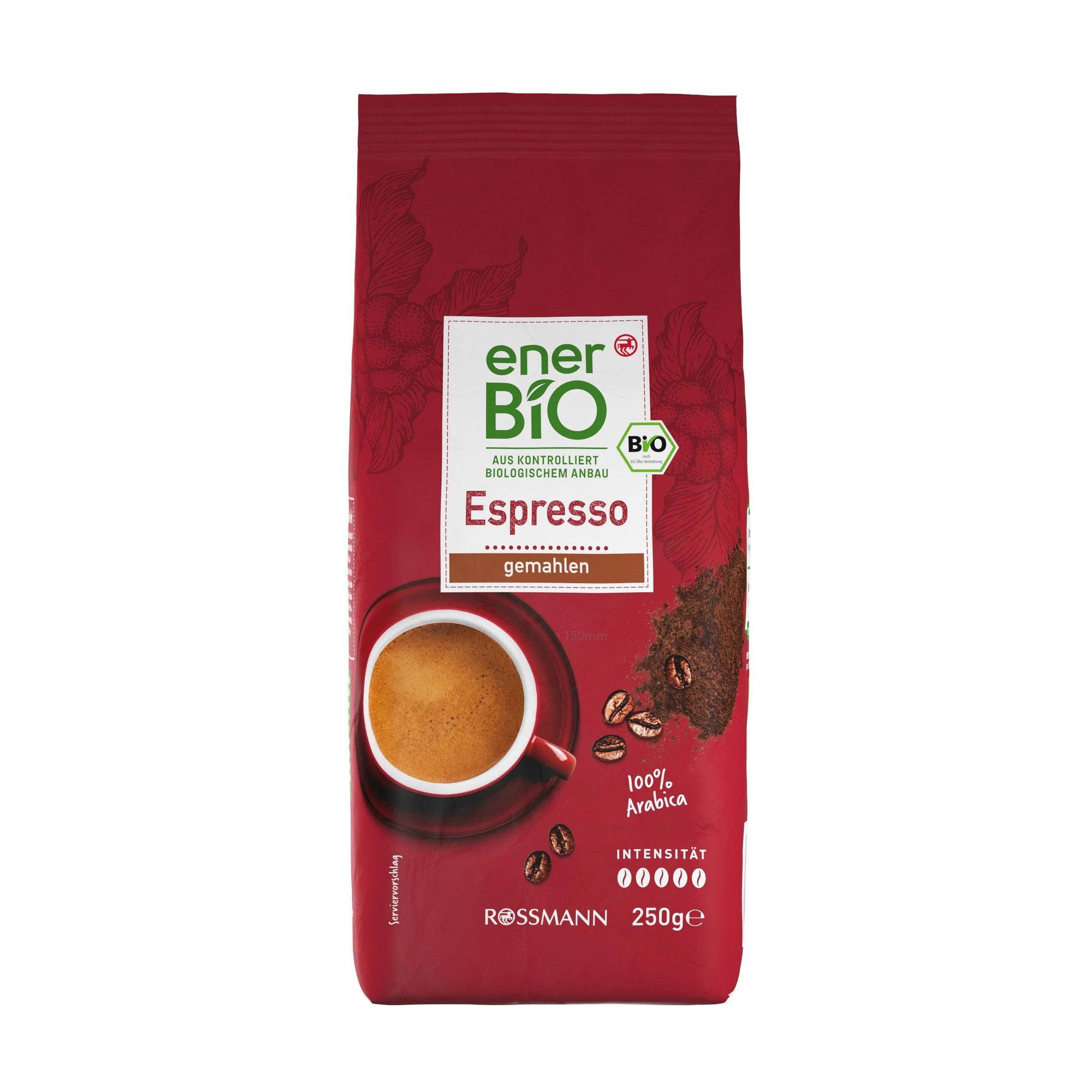 Enerbio Organic Ground Espresso Classic Coffee 250g