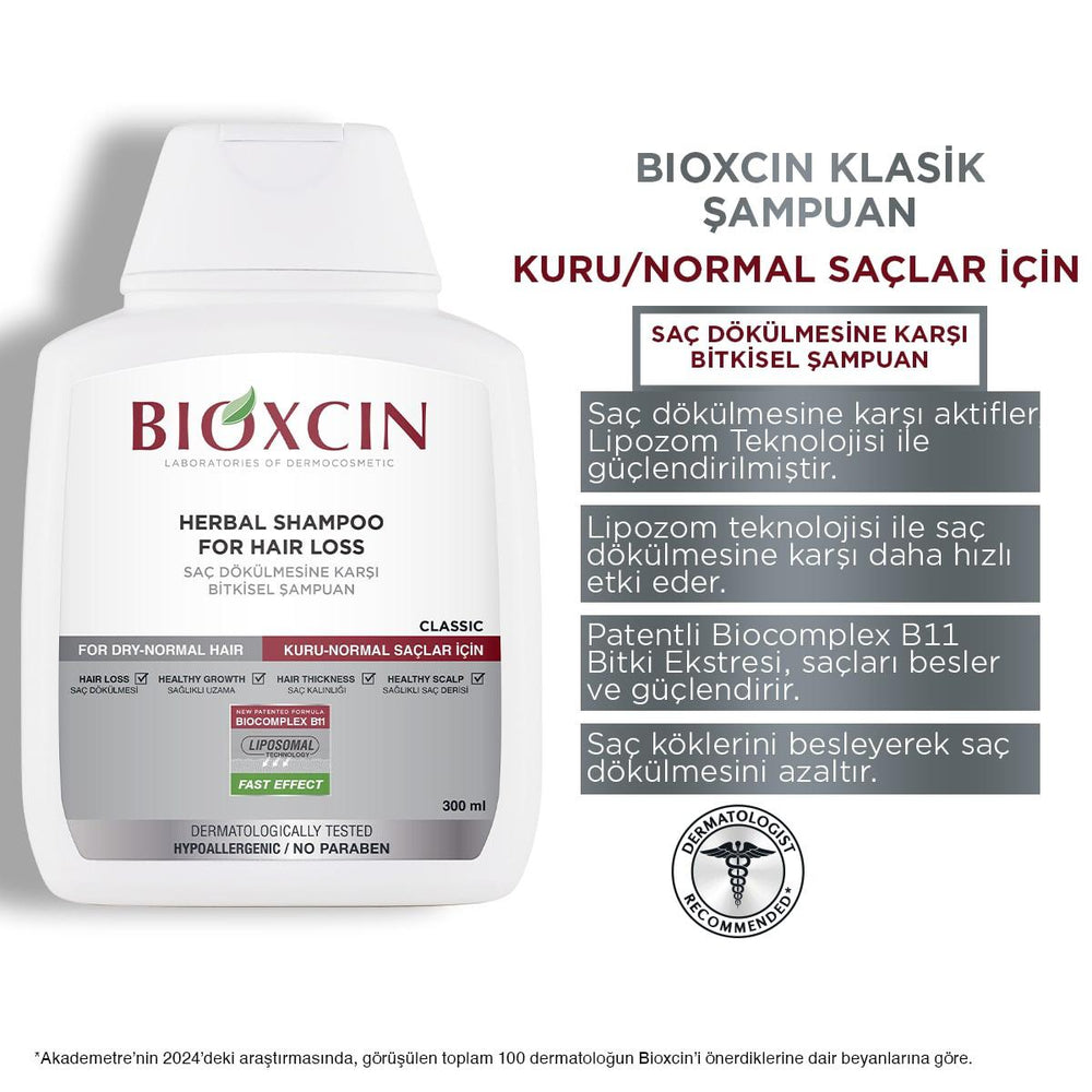 Bioxcin Botanical Shampoo for Hair Loss - Hypoallergenic, Paraben-Free, 10.14 fl oz - view 8