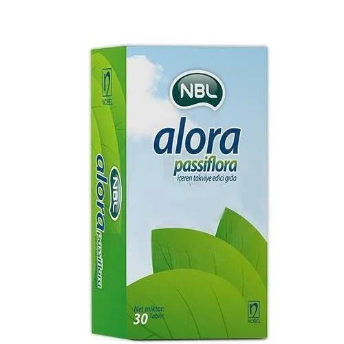 Alora Ultra Passiflora 30 Tablets - Natural Relaxation Aid & Sleep Support Supplement for Adults - Vitamin & Supplement