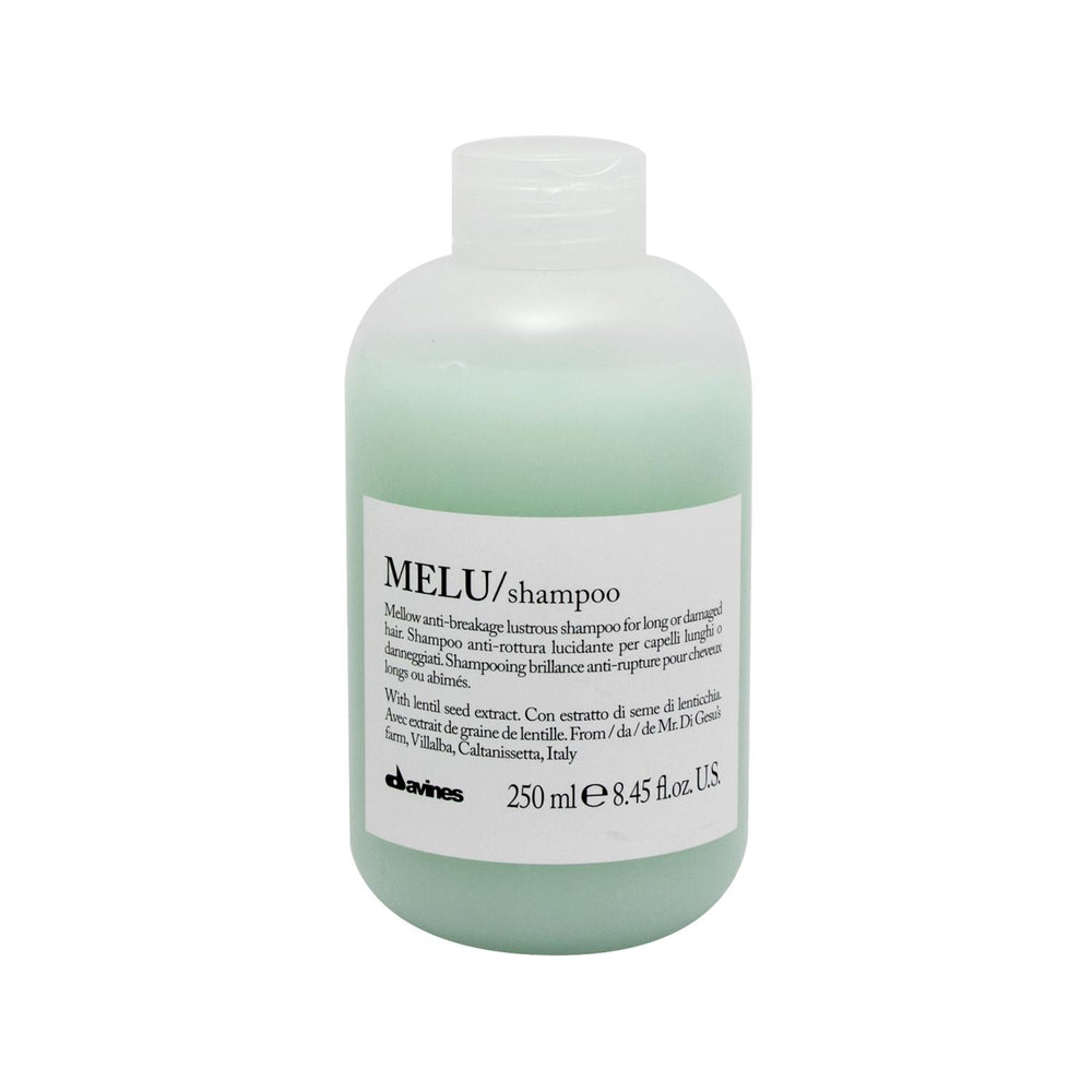 Davines Melu Mellow Shampoo - 250ml, Breakage Prevention & Shine Enhancement for Damaged Hair - Shampoo