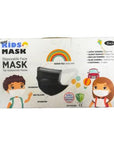 Lidya Pharma Kids Siyah Çocuk Maskesi 50 Adet-Medium - Black Face Masks for Kids - Face Mask