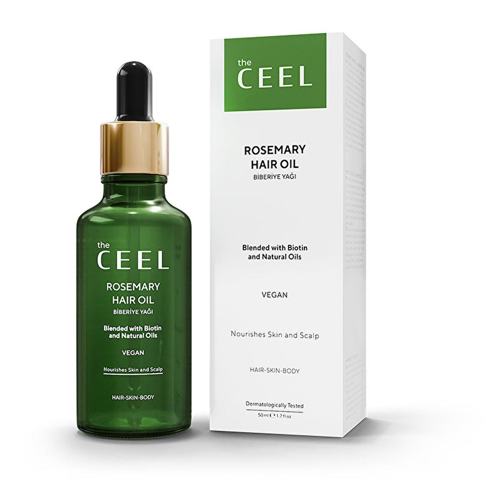 The Ceel Rosemary Oil Complex for Hair and Skin Care - Nourishes Hair, Skin, and Eyebrows with Natural - Eyebrow Pencil