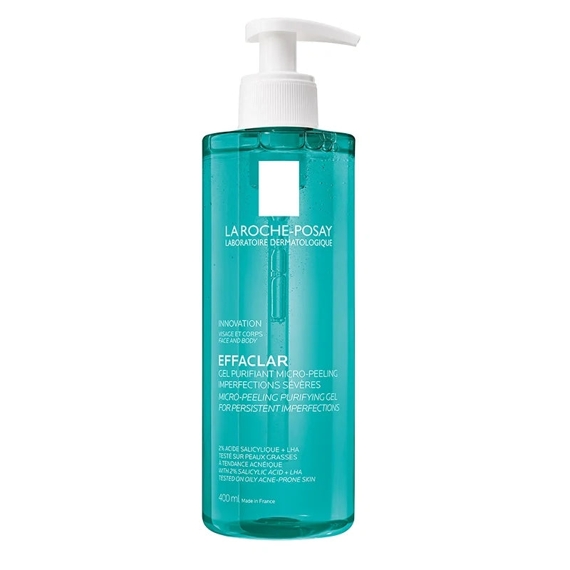 La Roche-Posay Effaclar Micro-Peeling Facial Cleanser - 400ml - Acne Treatment, Gentle Exfoliation for Smoother Skin - image 11