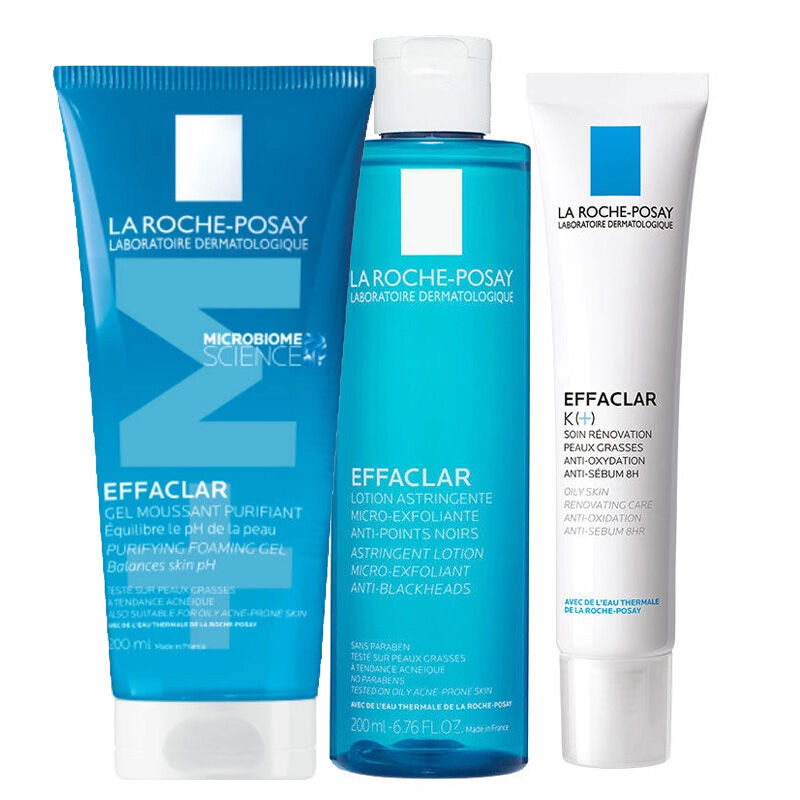 La Roche-Posay Effaclar Blackhead Clearing Set (3 Products)