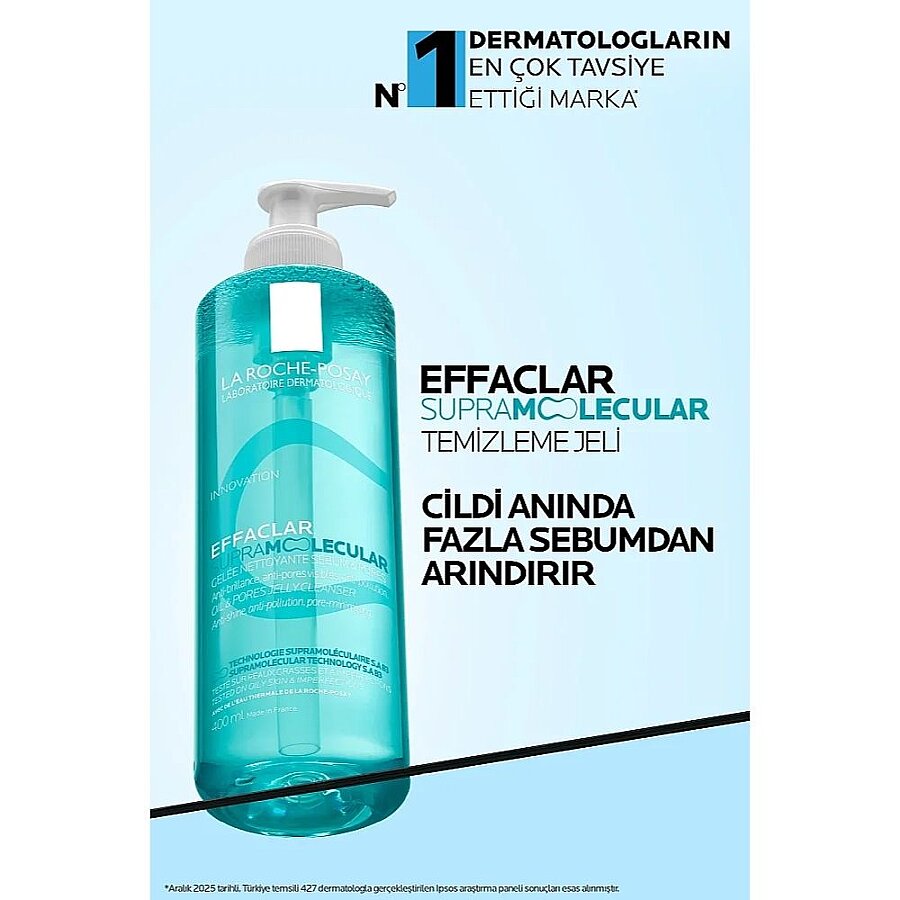 La Roche-Posay Effaclar Supramolecular Purifying Cleansing Gel 400 ml