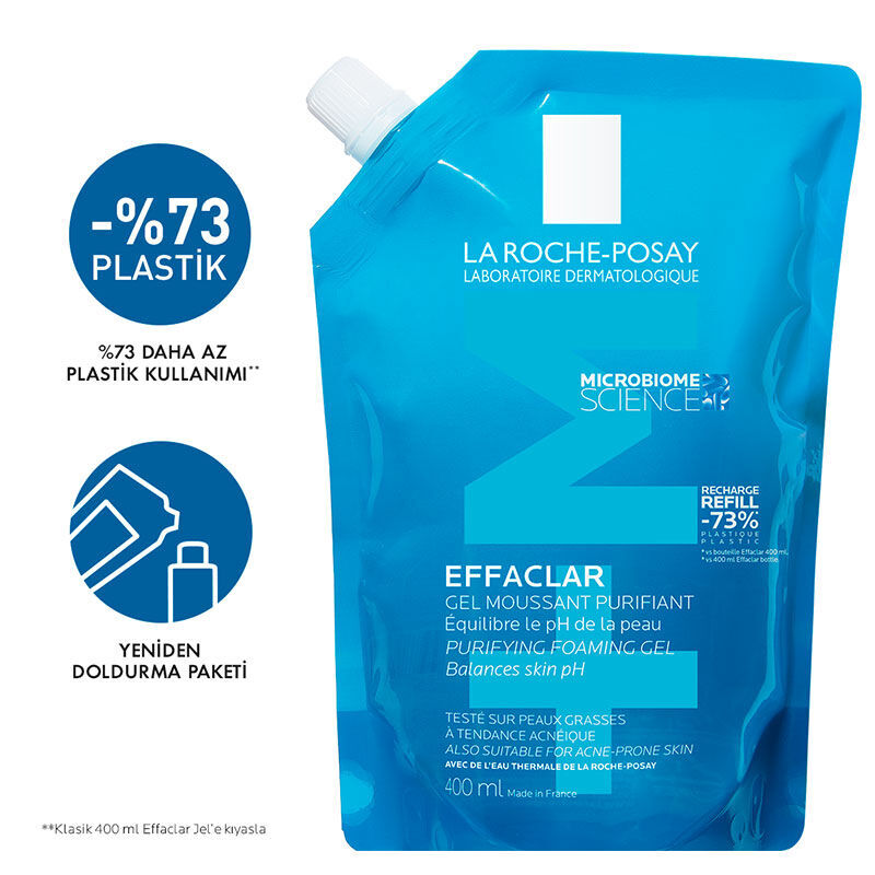 La Roche-Posay Effaclar Cleansing Gel for Oily Skin Refill 400ml
