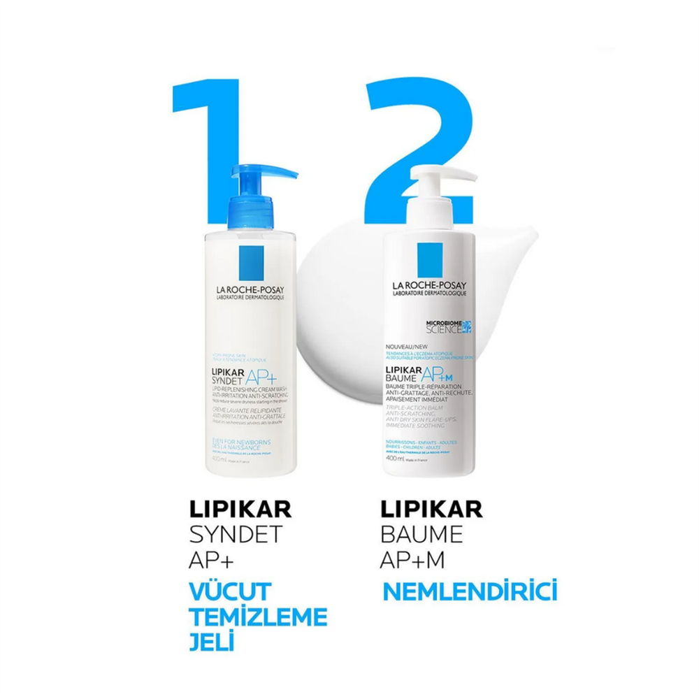 La Roche-Posay Lipikar Baume AP+M Soothing Lotion 2x400ml