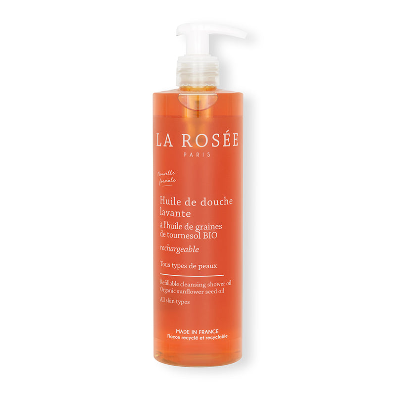 La Rosee Paris Organic Sunflower Seed Cleansing Shower Oil 400 ml