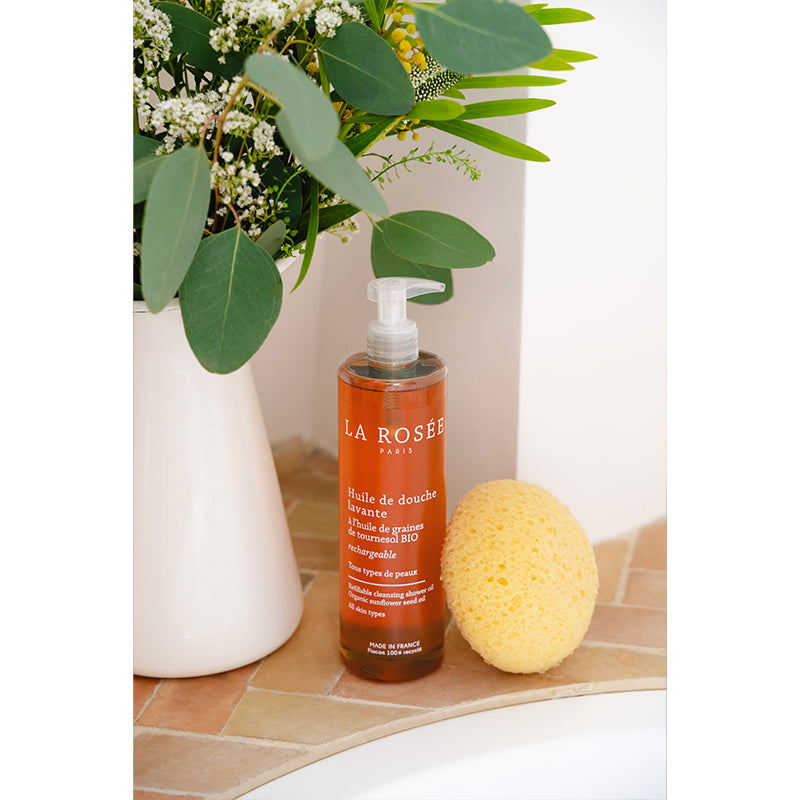 La Rosee Paris Organic Sunflower Seed Cleansing Shower Oil 400 ml